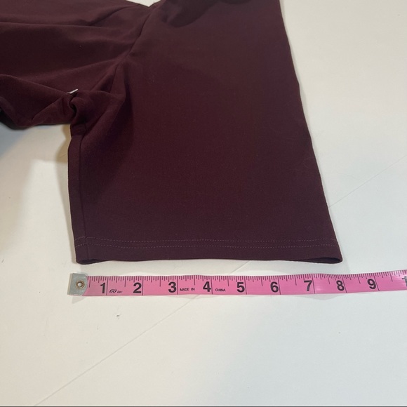 City Chic Maroon Square Neck Dress with Belt Size XXL - Picture 9 of 9